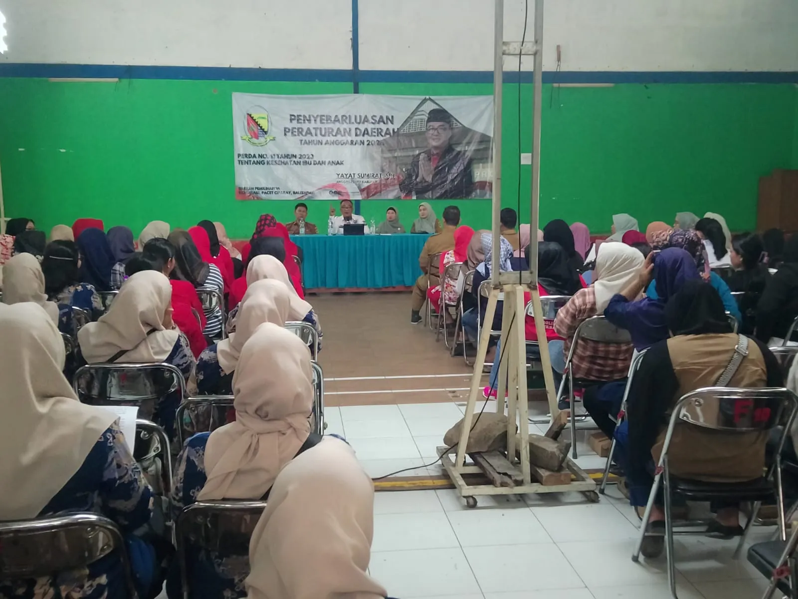 Yayat Sumirat Sosialisasikan Perda Kesehatan Ibu dan Anak di Ciparay